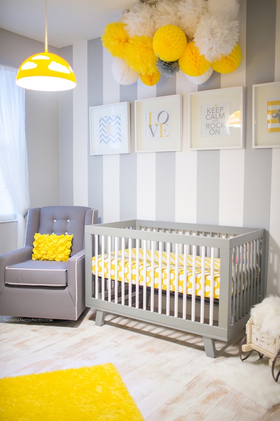 Lovely Yellow & Grey Nursery (Gallery)