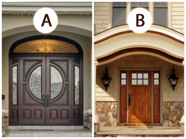 Which Front Door do you Like Better? A or B | The Home Touches Which Front Door do you Like Better? A or B | The Home Touches